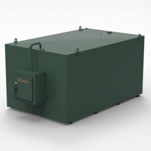 18000 Litre Steel Bunded Oil Tank c/w Fill Point Cabinet