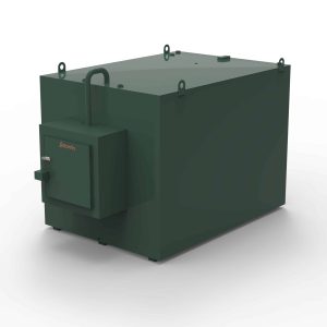 7500 Litre Steel Bunded Oil Tank c/w Fill Point Cabinet