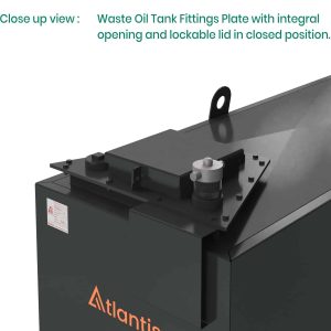 2350 litre Steel Bunded Imperium® Waste Oil Tank