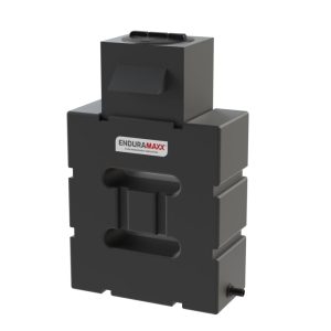 500 Litre Upright Baffled Break Tank with Turret with AB air gap weir for up to 25mm inlet